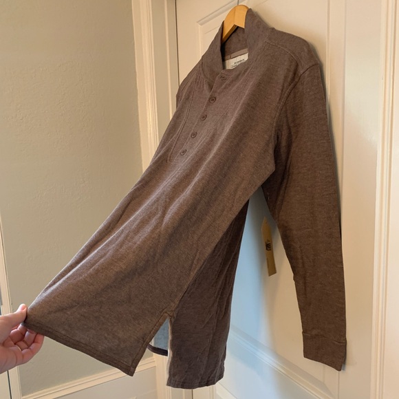 REI Co-op Wallace Lake Tunic Henley in Peppercorn - Picture 10 of 15